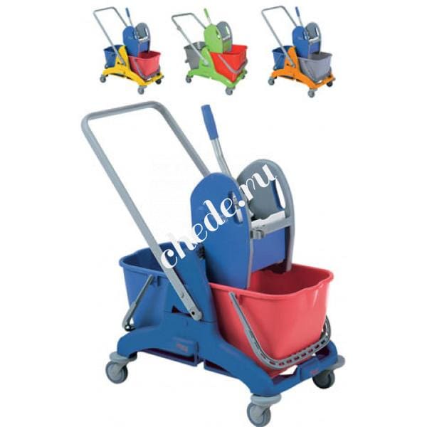Уборочная тележка Euromop Spazio 3P, 2х25 Тележка двухведерная