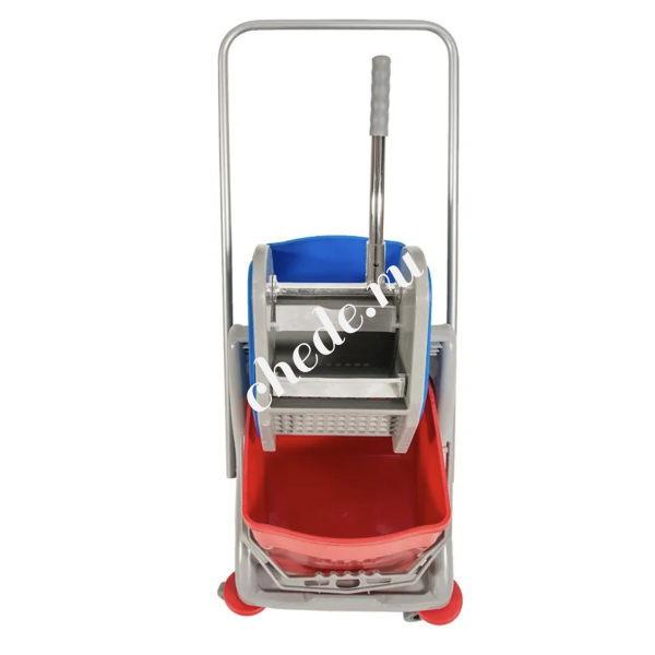 Уборочная тележка двухведерная с корзиной 2*18л ChaoBao B-045