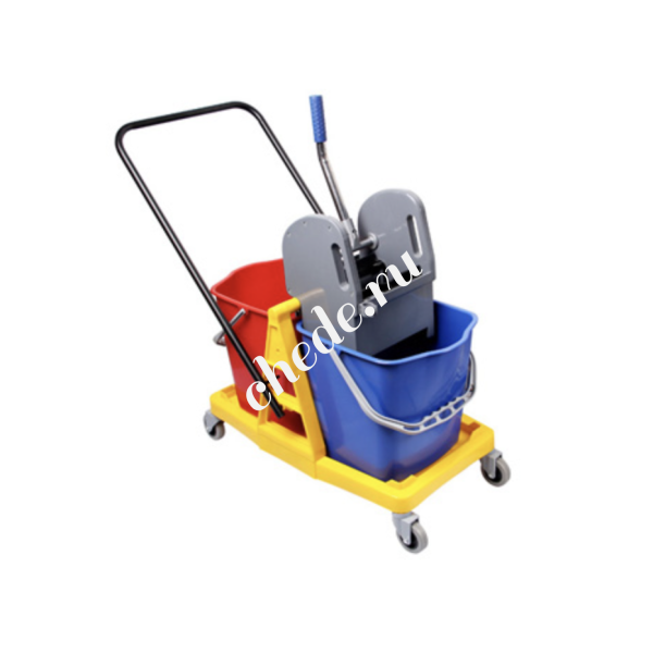 Уборочная тележка двухведерная 2*23л New Made H0208