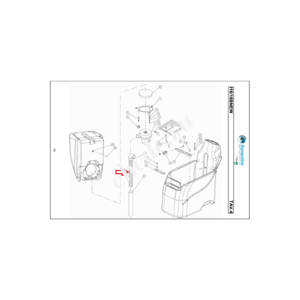 Воздушный шланг для Fiorentini ICM 16B NEW 