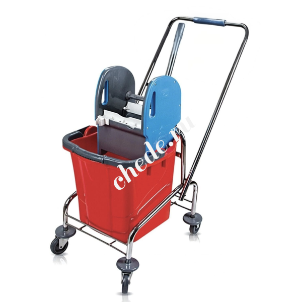Уборочная тележка одноведерная 1*23л UCTEM-PLAS CKS3227