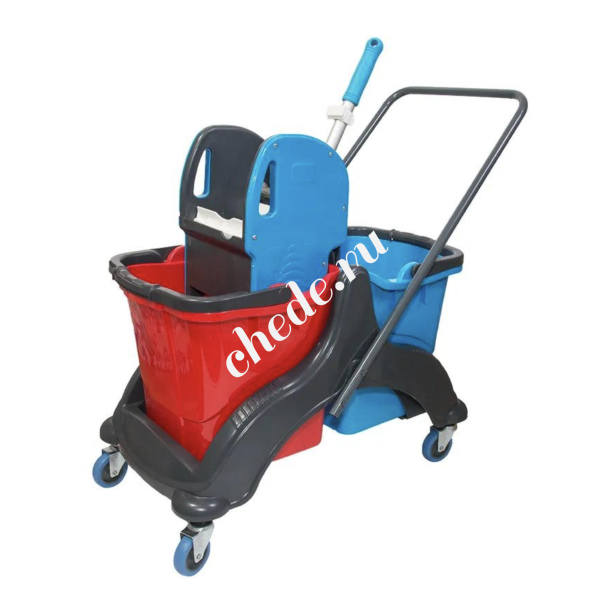 Уборочная тележка двухведерная 2*25л UCTEM-PLAS CK756 S