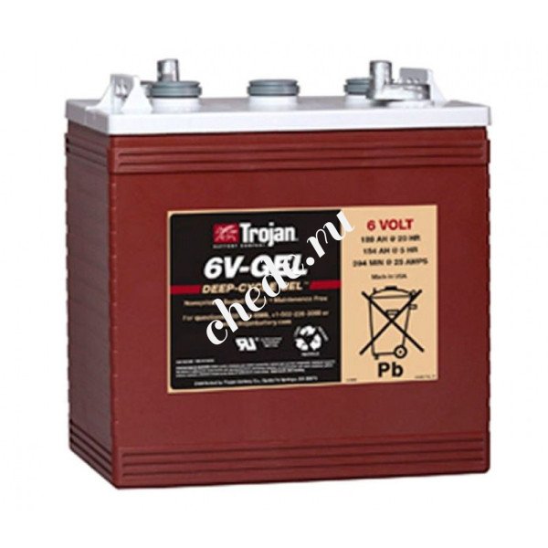Тяговый аккумулятор Trojan 6V GEL