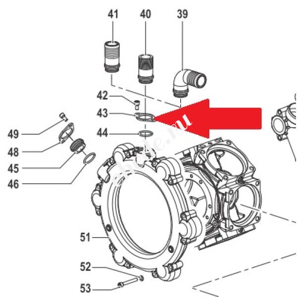 Пластина крепежная насоса BP300