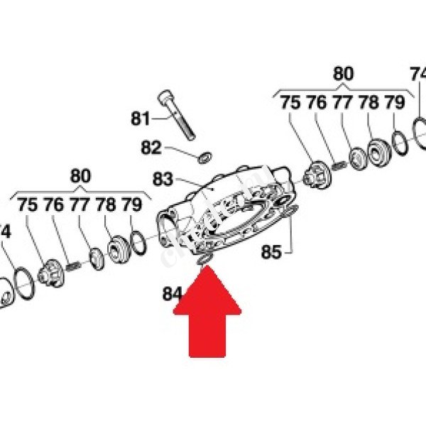 Кольцо 2,62X22,22 насоса BP105/125/APS145