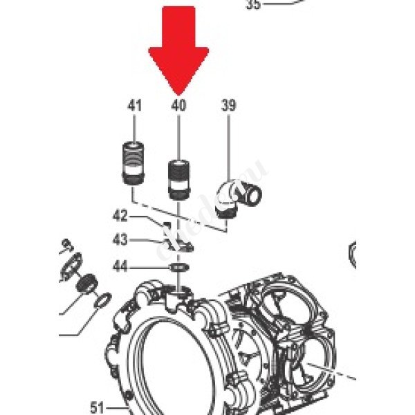 Фитинг 1"1/4 насоса BP/BPS300