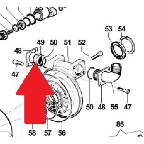 Фитинг AP85-100 насоса APS101 - APS121