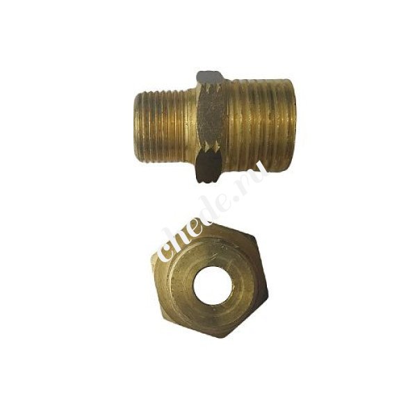Переходник штуцер 3/8"; штуцер 1/2" 