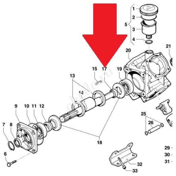 Шайба Ø35хØ44х10 подшипника насоса BP151 - BP171