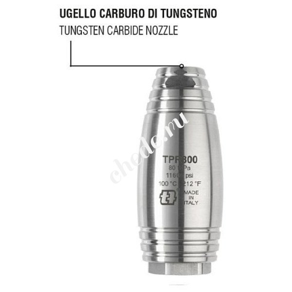 Наконечник для турбофрезы TPR800 - 025; вход 1/4"г; 800 бар.