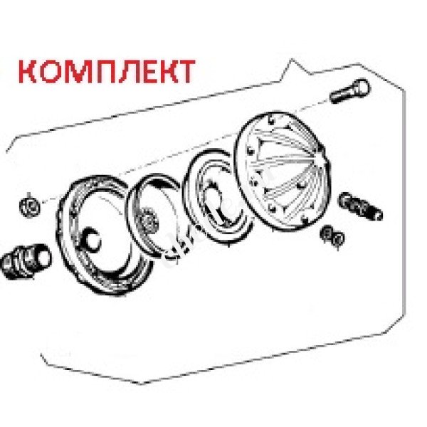 Гидроаккумулятор в сборе насоса APS 101/121/145