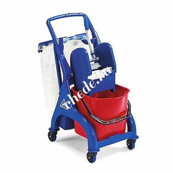 Одноведерная тележка FILMOP VEGA 1х25 л на пластиковой базе с держателем мешка