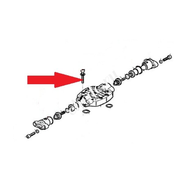 Болт M12X65 насоса APS