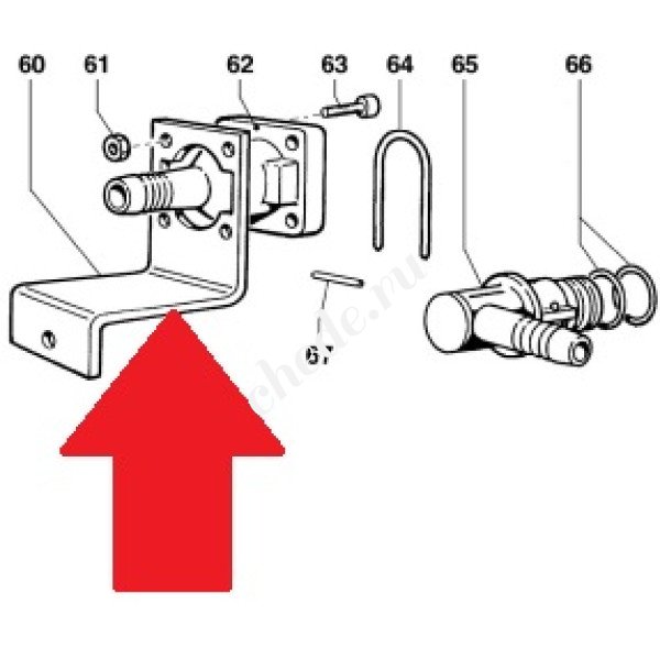 Крепление узла управления SIRIUS2V