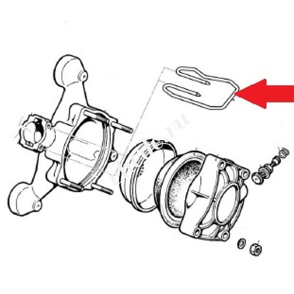 Скоба насоса BP