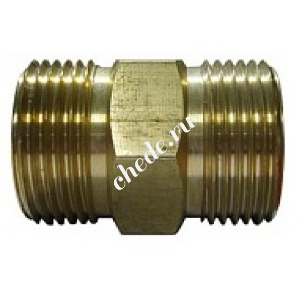 Переходник штуцер M22х1,5; штуцер M22х1,5 1M-22-22-BR