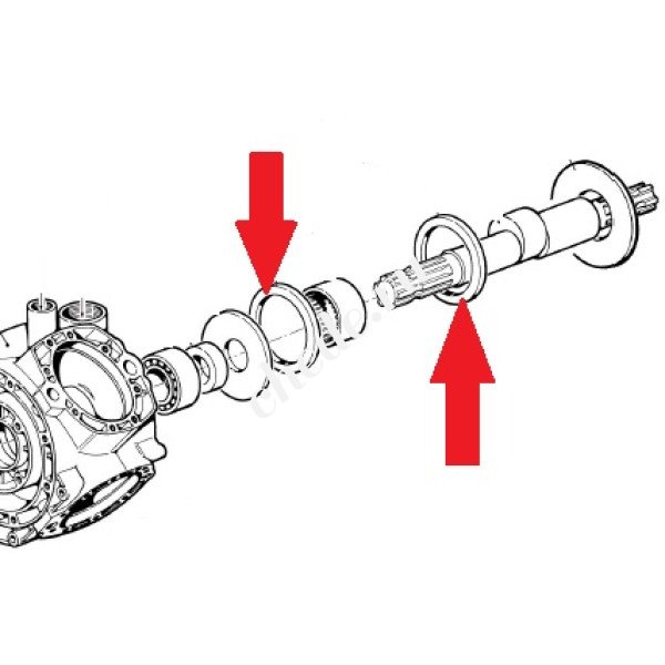 Кольцо 109,5х93х10 насоса BP; APS Артикул: 0010000300