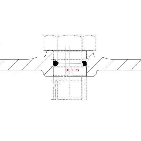 Болт M12X1,5 CH19 насоса BP, P, APS, IDS