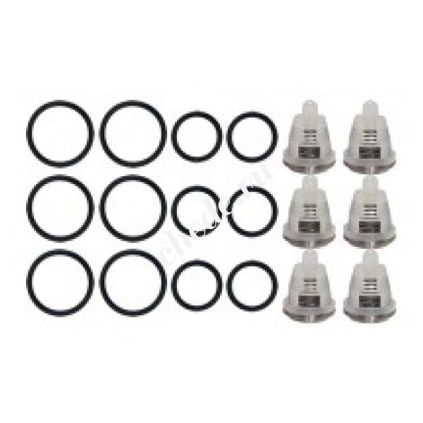 Ремкомплект клапанов , пластик, сталь, каучук