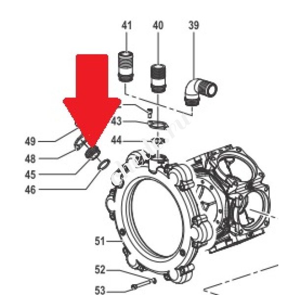 Заглушка насоса BP300 - BPS330HS