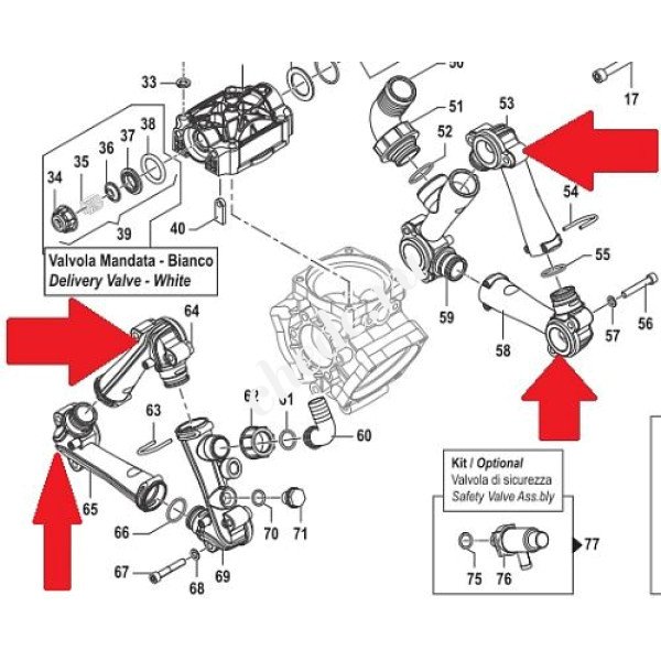 Всасывающий корпус насоса BP110/130/135 Артикул: 3213002900