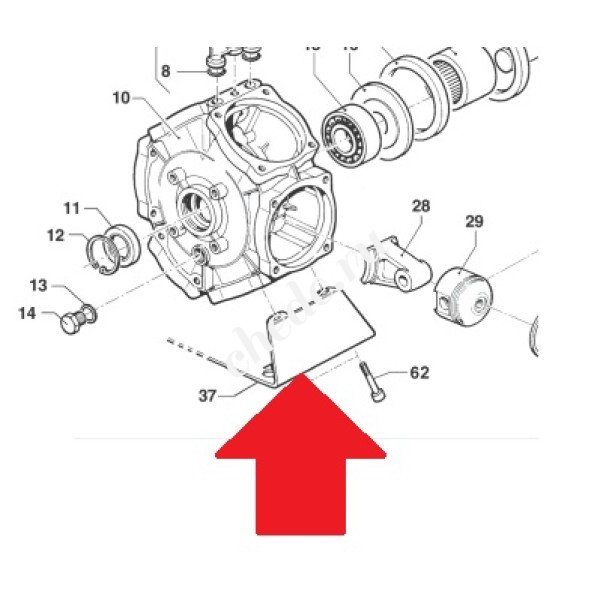 Кронштейн для крепления насоса BP241/251/281/291
