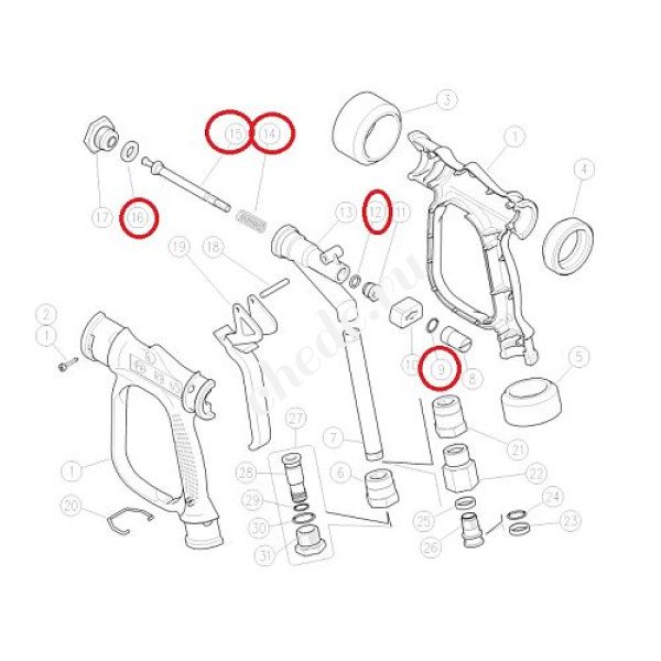 Ремкомплект курка RB 65 5x1 