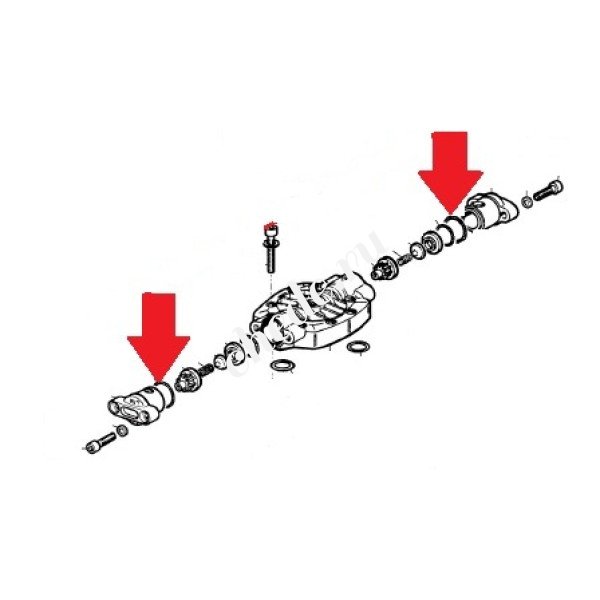 Кольцо 2,62X45,69 насоса APS145 (1х8)