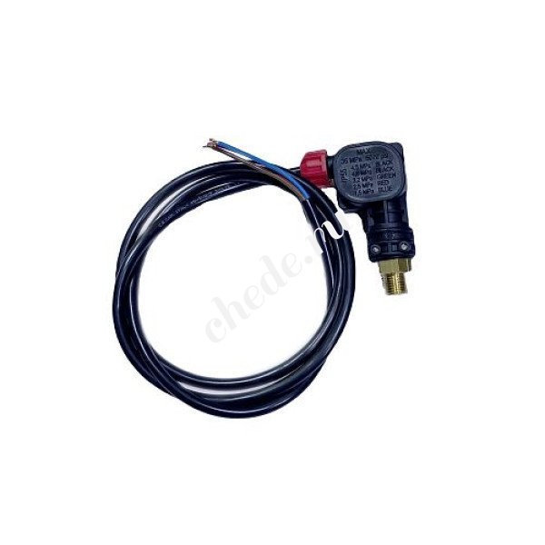 Датчик давления PS22 (латунь) 3/8 ш. 25 бар красный