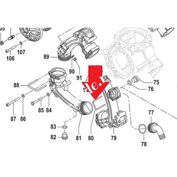 Скоба T5 насоса BPS
