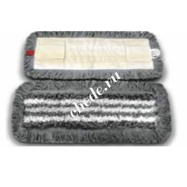 Моп из микрофибры плоский петлевой нашивной 40х13см (для держателей Vileda) Schavon NV114-Т