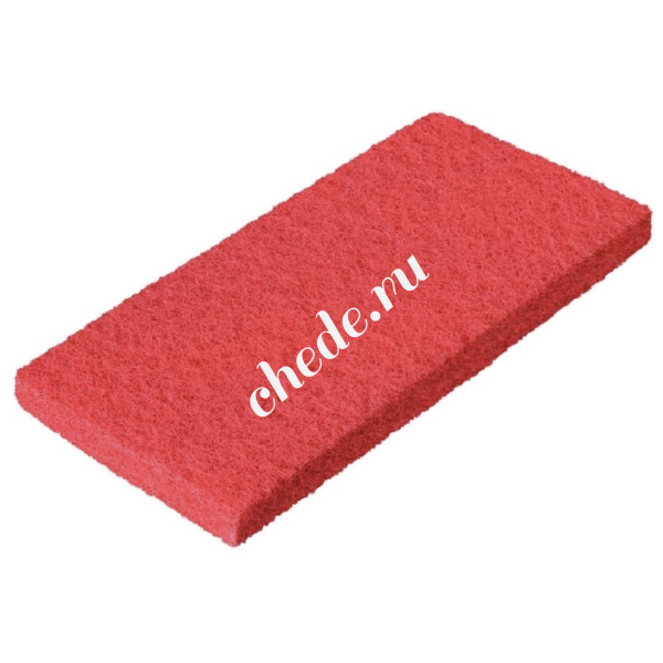 Пад абразивный красный 25х12см UCTEM-PLAS 