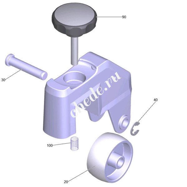 Ролик всасывающей балки (белый)