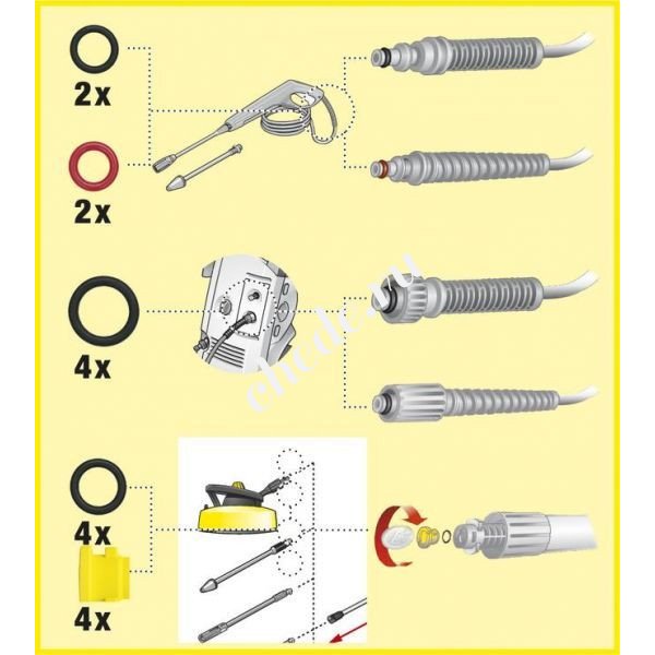 Комплект колец для минимоек Karcher
