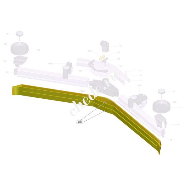 Полиуретановые стяжки (сквиджи) для Karcher B 200 R D 90