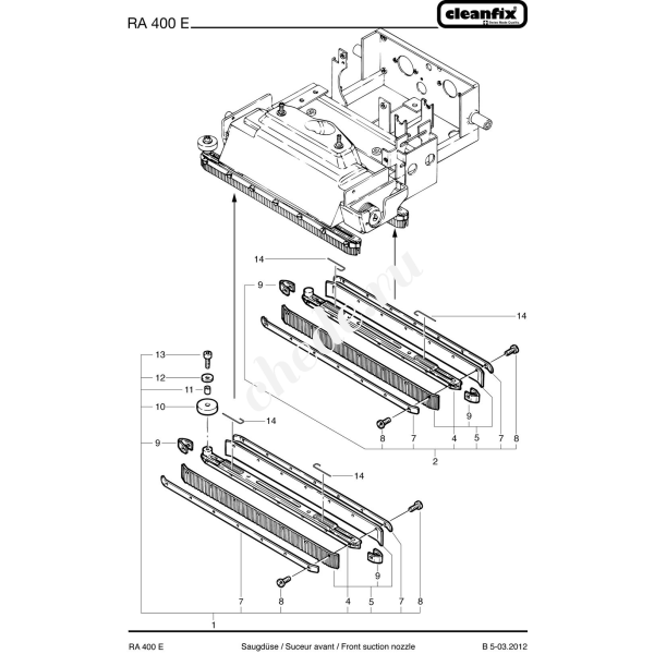 Резинки для Cleanfix RA 400E