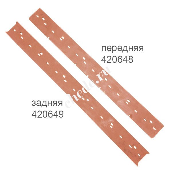 Комплект резиновых лезвий для сквиджа Comac Vispa 35B