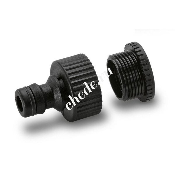 Штуцер резьбовой G3/4 с переходной муфтой G1/2 в блистере