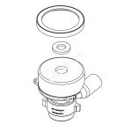 Мотор всасывающий 240 В 800 Вт (55К,КМ60)