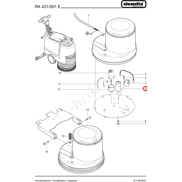 Конденсатор рабочий 25mF