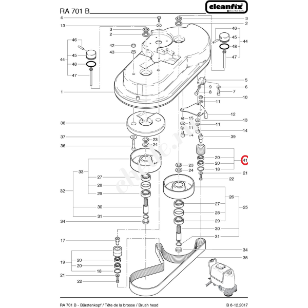 Ролик натяжной для RA700 купить