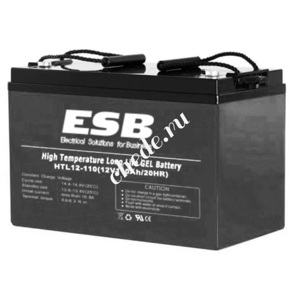 Аккумуляторная батарея ESB HTL12-110 (12V / 110Ah C20) GEL