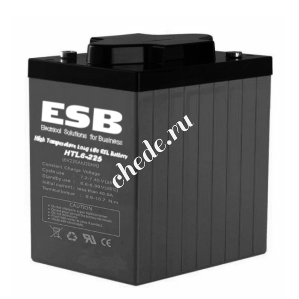 Аккумуляторная батарея ESB HTL6-225 (6V / 225Ah C20) GEL