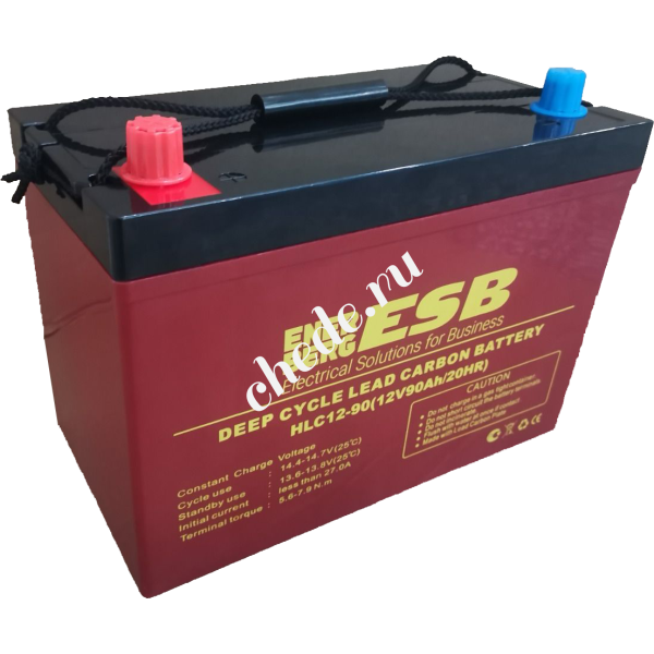 Аккумуляторная батарея ESB HLC12-90 (12V / 90Ah C20)
