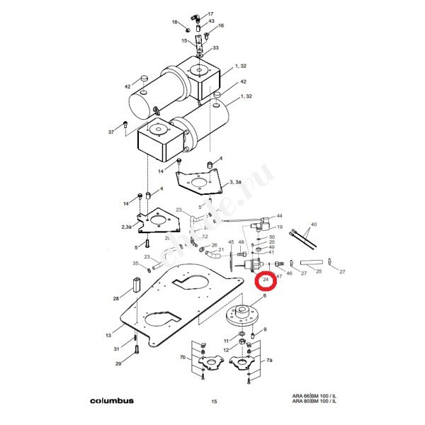 Насос подачи воды Columbus ARA 80 BM 100