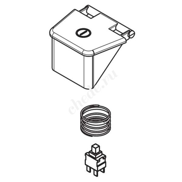 Выключатель кнопочный для пылесоса Columbus ST7