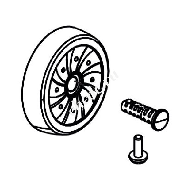 Колесо для пылесоса Columbus SW32 P (d=120)