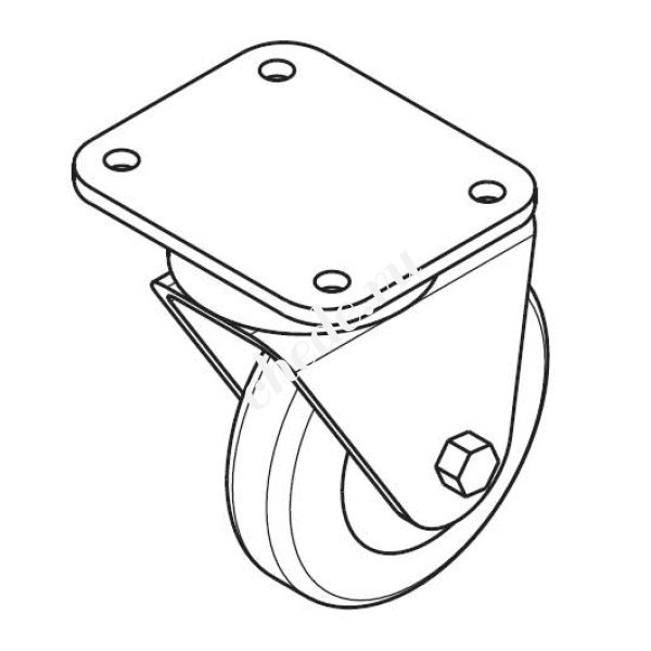 Колесо переднее для пылесоса Columbus SX244